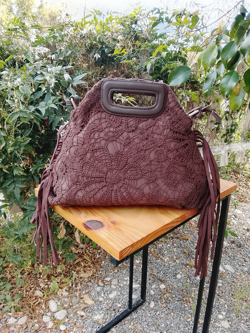 Formentera Marron - Sac Boho Chic Franges