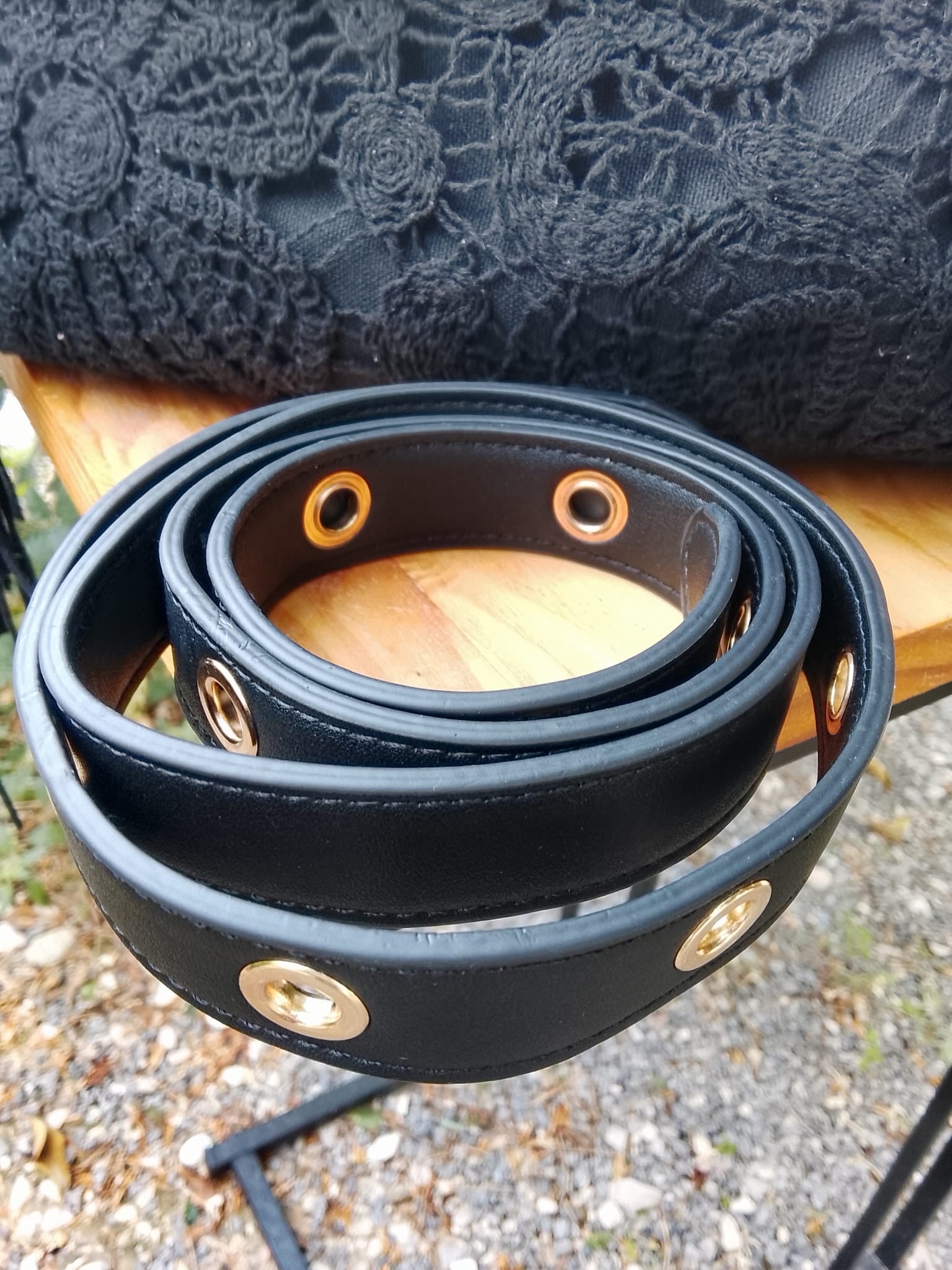 Formentera Noir - Sac Boho Chic Franges